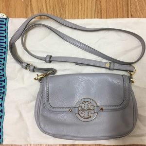 Tory Burch Amanda Grey Crossbody Bag